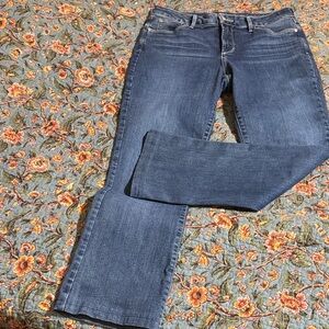 NYDJ Straight Leg Jeans in Deep Blue